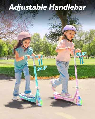 Miniatura 6 de Gyroor KS2 Kids Electric Scooter – 5 MPH Safe Speed, Foot Sensor Start, LED Lights, Adjustable Handlebar, 2 Hr Fast Charge, UL2272 Certified, Ages