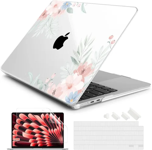 Miniatura 28 de Batianda Funda prémium para MacBook Air de 15 pulgadas M5 2026 M4 2025 M3 2024 M2 2022, ultra delgada de 0.047 in, carcasa rígida de plástico