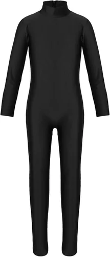 Miniatura 18 de Body de manga larga para niños y niñas, con cuello alto, cuerpo completo, leotardo de gimnasia