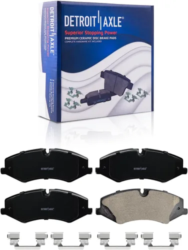 Miniatura 6 de Detroit Axle - Kit de freno delantero para Land Rover Range Rover 2010 2011 2012 Rotores de freno de disco de cerámica Reemplazo de pastillas