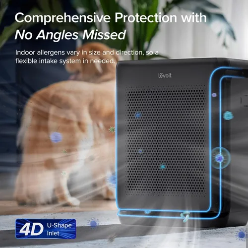 Miniatura 3 de LEVOIT Purificadores de aire para el hogar, habitación grande de hasta 1875 pies cuadrados, con prefiltro lavable, verificación AHAM, monitor