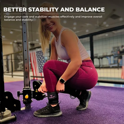 Miniatura 6 de Ankle Straps for Cable Machines Women, Glute Kickback Cable Machine Attachments, Gym Ankle Cuffs, Wrist Cuffs for Workout, Leg Training Accessory