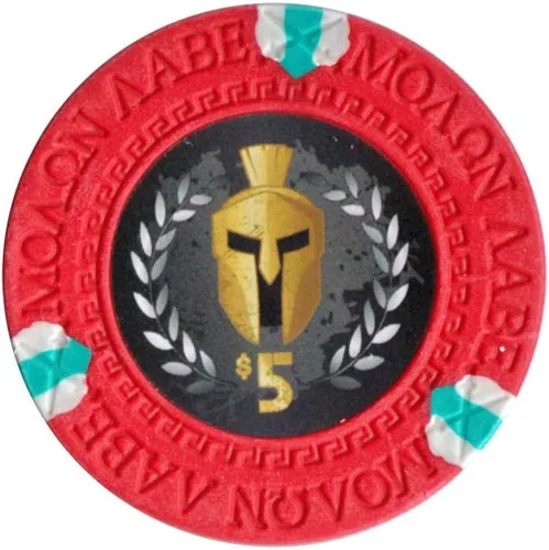 Miniatura 4 de Versa Games Spartan - Fichas de póquer de arcilla en 0.48 oz, paquete de 50 unidades (elige colores)