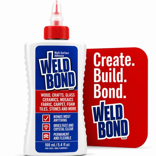 Adhesivo universal Weldbond 8, 50160, 5.4 onzas líquidas , 8-50160, 4.0watts