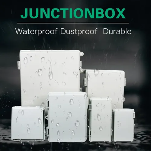 Miniatura 6 de Sunnyglade Caja de conexiones IP65 de plástico ABS, a prueba de polvo, impermeable, caja de conexiones universal duradera para proyectos eléctricos