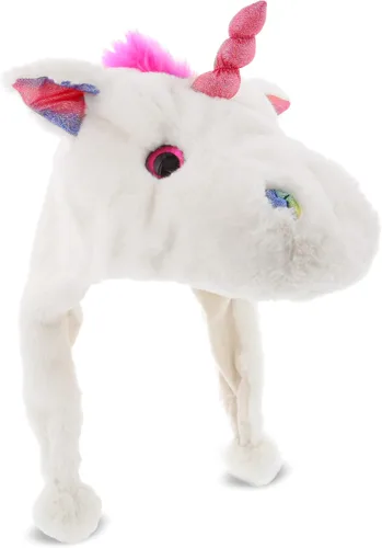 Miniatura 41 de DolliBu Gorro de felpa – Gorro de peluche de forro polar súper suave con orejeras, acogedor sombrero de invierno cálido para niños – Talla única