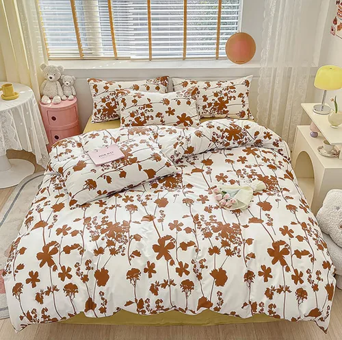 Miniatura 23 de KAREVER Juego de edredón azul y blanco a cuadros, juego de ropa de cama para niñas, juego de edredón a cuadros azul y blanco, manta para niños