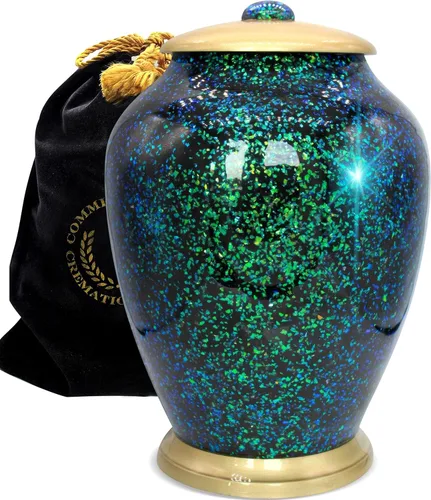 Miniatura 34 de Commemorative Cremation Urns for Human Ashes Adulto Hombre y Mujer – Urnas de cremación personalizadas decorativas bellamente hechas a mano
