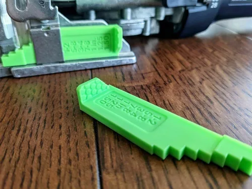 Miniatura 3 de Medidor de espesor imperial compatible con Festool Domino DF 500, fabricado en Estados Unidos