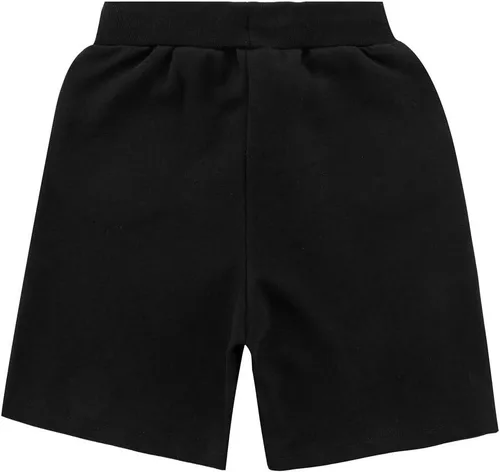 Miniatura 3 de UNCOO - Paquete de 2 pantalones cortos deportivos de tela deportiva saludable para niños (edad 3-12 años)
