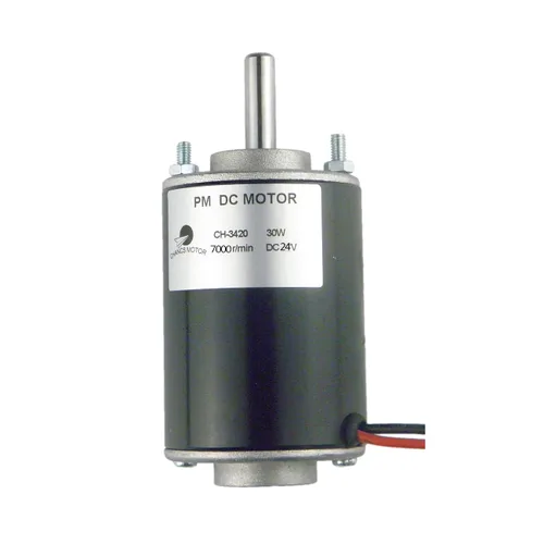 Miniatura 9 de CHANCS Motor de engranaje eléctrico de poco ruido del eje común del poder más elevado CH-3420 24V DC 7000RPM del alto esfuerzo de torsión