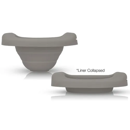 Miniatura 5 de Potette Plus Potty Value Pack: Kalencom Potette Plus 2 en 1 portátil y forro plegable reutilizable para uso doméstico (blanco/gris)