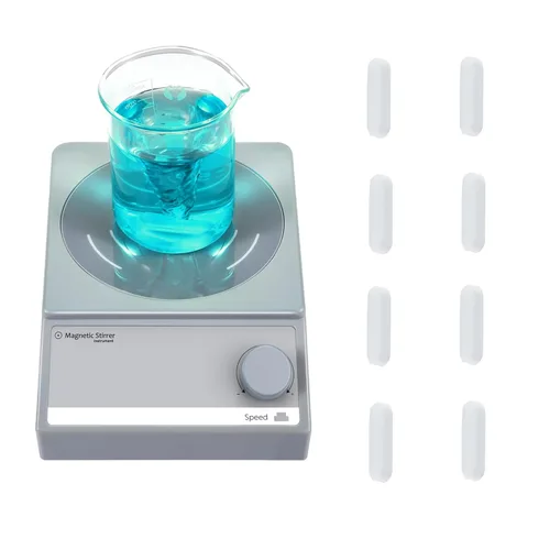 Miniatura 7 de Agitador magnético digital con temporizador, placa de agitación magnética de 100 fl oz, mezclador magnético con pantalla LCD, agitador de Gris