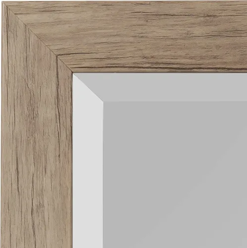 Miniatura 5 de DesignOvation Beatrice - Espejo de pared rectangular decorativo enmarcado, 21 x 27 pulgadas, marrón rústico, espejo rectangular de tocador para uso
