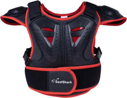 Miniatura 7 de Seahouse Chaleco de armadura de motocicleta para niños, protector de espalda, chaqueta blindada de carreras de calle para hombre+1 bandana al azar