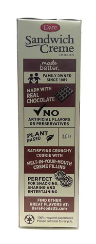 Miniatura 5 de Dare Galletas, Crema de chocolate, 10.2 oz (cfuda)