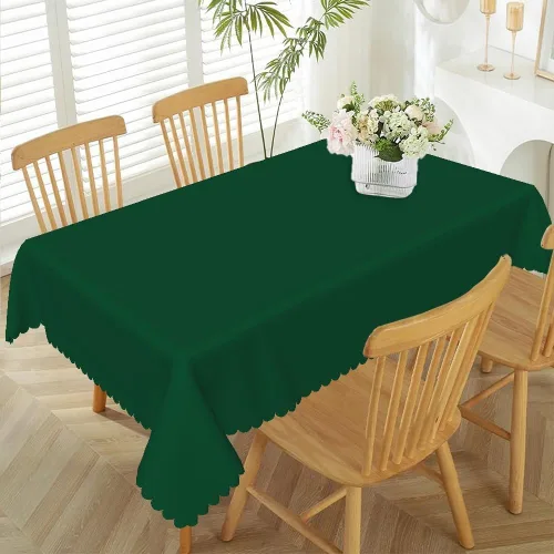 Miniatura 23 de 52x70inches Apple Green Tablecloth Heavy Duty Washable Polyester Fabric Table Cloth Rectangular Solid Color Table Cover for Kitchen Dining Room