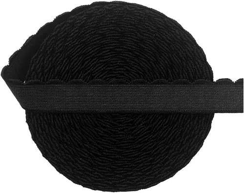 Bristlegrass Banda elástica, elástica ancha para coser, correa elástica de 1/2 pulgada, 2 yardas, topacio azul, plegable, con lazo elástico, para