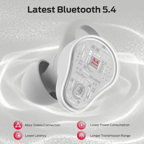 Miniatura 5 de Monster N-Lite 210 - Auriculares inalámbricos Bluetooth 5.4 intraurales, micrófono integrado para llamadas cristalinas, tiempo de reproducción de 32