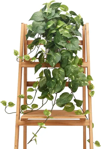 Miniatura 8 de CEWOR Plantas Artificiales Pothos Falso con Maceta de Plástico Planta Artificial en Maceta para Hogar Oficina Dormitorio Decoración