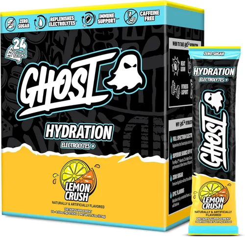 Miniatura 8 de GHOST Paquetes de Hidratación, Sonic Cherry Limeade, 24 Palitos, Polvo de Electrolitos - Suplemento de Mezcla para Bebida con Magnesio, Potasio