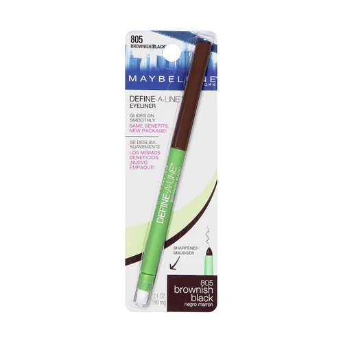 Miniatura 4 de Maybelline New York Define-A-Line Delineador de ojos, negro marrón, 0.01 fl. oz. Negro café.