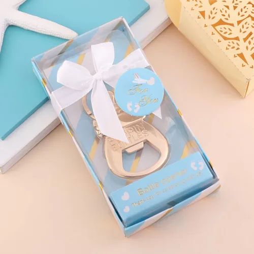 Miniatura 5 de WeddParty - Paquete de 24 regalos de devolución de baby shower para suministros de invitados, abrebotellas con forma de abrebotellas, decoración