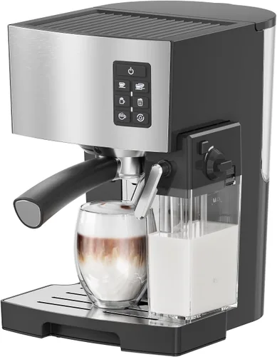 Cafetera Espresso 20 Bares - Cafetera de Espresso y Café con Espumador Automático de Leche, Máquina de Cappuccino, Cafetera de Latte para Hogar,