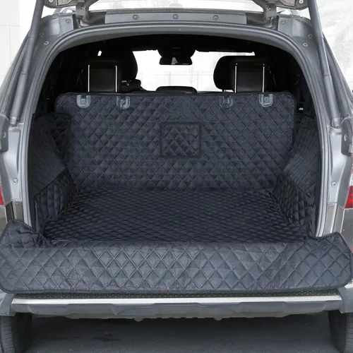 PETICON Funda para compartimiento de carga para perros apta para SUV, forro de carga para mascotas impermeable, asiento para perros, alfombra para