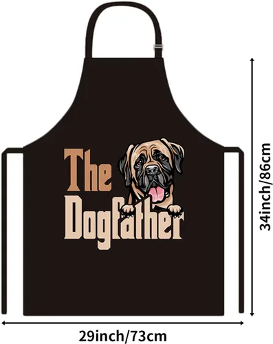 Miniatura 2 de Delantal con divertido delantal de perro Golden Retriever para cachorros, Golden Retriever-2