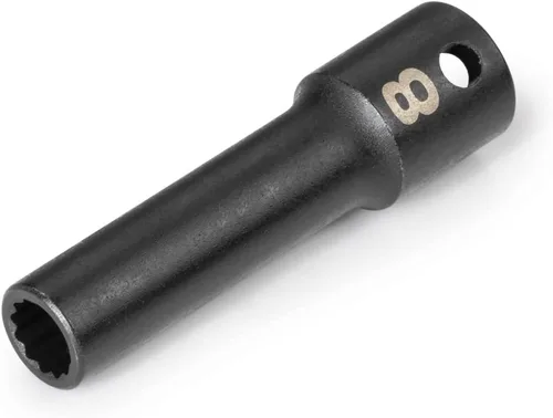 TEKTON Zócalo de impacto de 12 puntos de accionamiento de 3/8 pulgadas x 0.315 in de profundidad | SID13308