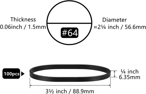 Miniatura 2 de Banda de goma táctica negra – Resistente a los rayos UV, resistente al calor, al frío, gruesas y fuertes, bandas de goma elásticas al aire libre