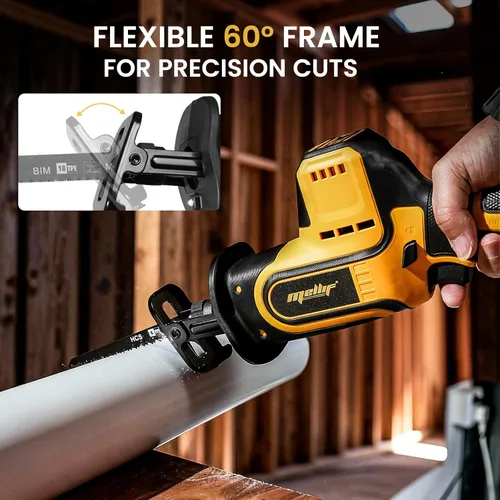 Miniatura 4 de Sierra recíproca sin escobillas compatible con batería Dewalt 20V MAX (solo herramienta), 3,000 SPM Sawzall inalámbrico con una sola mano, longitud