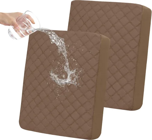 Miniatura 14 de Easy-Going Fundas de Cojines de Sofá Impermeables, Fundas Antideslizantes a Prueba de Fugas para Asientos de Sofá, Protector de Muebles Acolchado