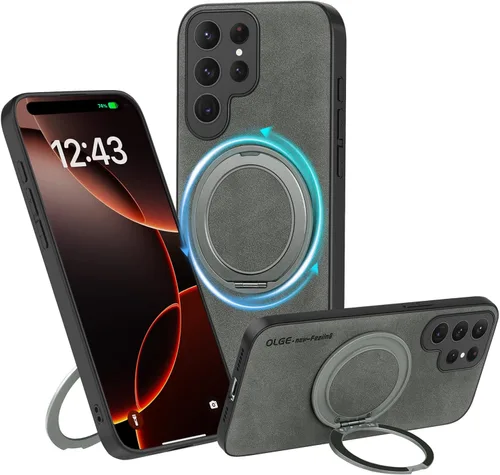 Miniatura 21 de Funda de silicona con soporte para iPhone 17 Pro [compatible con MagSafe] [Protección completa de la cámara] (6.3 pulgadas 2025), fundas de teléfono