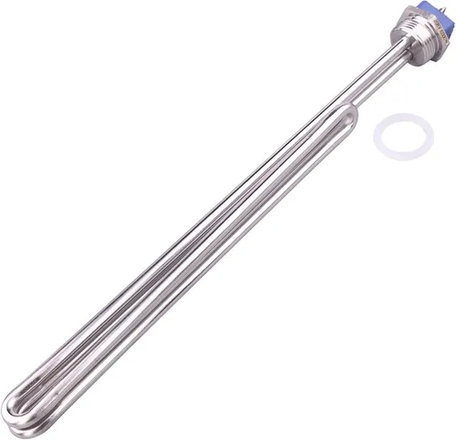 Miniatura 10 de DERNORD Elemento calentador de agua plegable atornillado de 2500W 208V - baja densidad de vatios