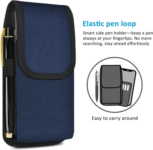 Miniatura 8 de Funda para teléfono celular con tarjetero y clip para cinturón para hombres para iPhone 17 Pro Max, Samsung Galaxy S25 S24 S23 S22 S21 S20 Ultra A16