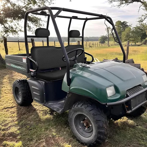 Miniatura 7 de BORDAN Funda de asiento UTV para Polaris Ranger 500 700 800 2002-2008 (solo asiento delantero), resistente al agua 1680D, protección completa, juego