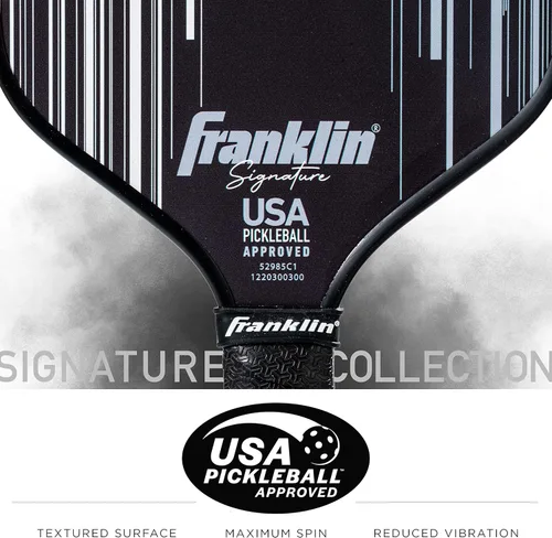 Miniatura 5 de Franklin Sports Paletas Profesionales de Pickleball - Serie Signature Paleta Profesional de Pickleball con Superficie MaxGrit - Paletas de Pro
