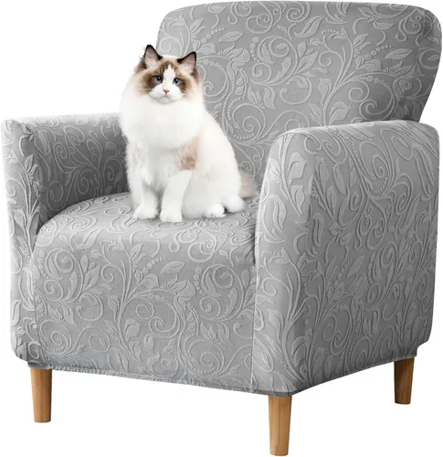 Miniatura 18 de Fundas Elásticas para Sillas Fundas para Sillones de Banquete Fundas de Sillón de Terciopelo Lujoso Fundas de Sofá Sillón Fundas para Sillas Azul