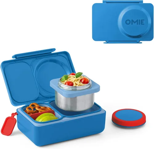 Miniatura 12 de Omie OmieBox UP Caja de Bento para Niños Lonchera Aislada Termo Térmico con Aislamiento al Vacío a Prueba de Fugas Envase de Hielo Refrescante