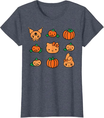Miniatura 38 de Camiseta de Halloween Hello Kitty My Melody Kuromi Pumpkins