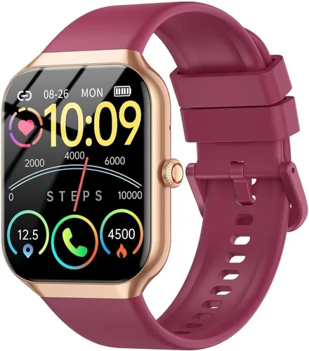 Miniatura 9 de Reloj inteligente para hombres y mujeres (respuesta/hacer llamadas), nuevo reloj inteligente HD de 1.96 pulgadas, rastreador de actividad física