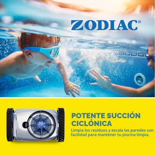 Miniatura 4 de Limpiador para piscina Zodiac MX6 por succión lateral en tierra, con succión ciclónica y X-Trax para una maniobrabilidad extrema