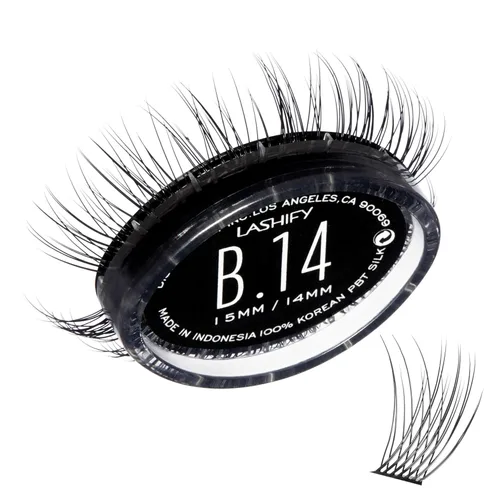 Miniatura 10 de Lashify Recambio de extensiones de pestañas Gossamer de 0.472 pulgadas, color negro, pestañas postizas fáciles para un aspecto natural