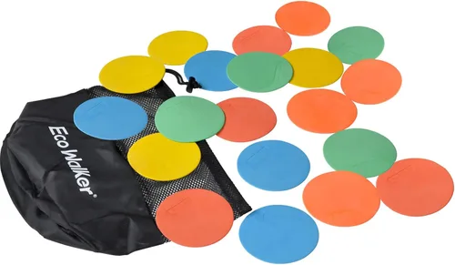 Miniatura 10 de Mini marcadores de suelo de 4 pulgadas para aula, preescolar y jardín de infantes (juego de 20 unidades) (número 1-30)
