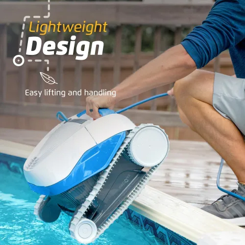 Miniatura 7 de Dolphin Proteus DX1 - Aspiradora robótica automática para piscinas, cepillo de limpieza activo, acceso a filtros de carga superior, ideal