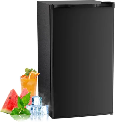 Miniatura 9 de Antarctic Star - Minirefrigerador de 2.56 pies cúbicos con congelador, pequeños refrigeradores con termostato ajustable, bajo nivel de ruido, ahorro