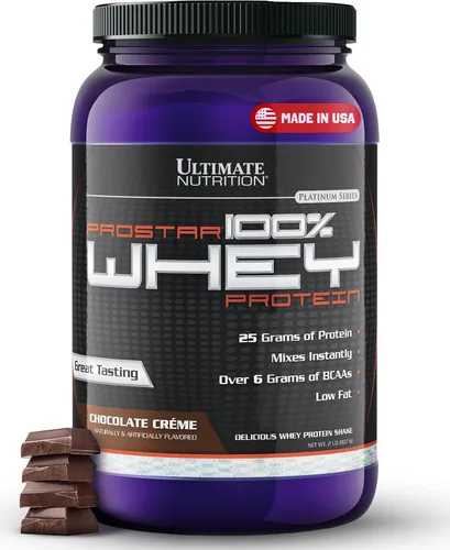 Miniatura 11 de Ultimate Nutrition Prostar - Mezcla de proteína de suero en polvo de concentrado de suero aislado y péptidos, baja en carbohidratos, apta para dieta
