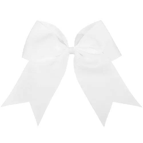 Miniatura 8 de Tobeffect Lazos de porrista jumbo, pinzas de lazo negro de 8 pulgadas para niñas, lazos de animadora para mujeres, lazos de softbol, lazos